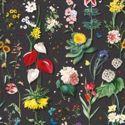 Jolie Wallpaper • Floral Wallpaper • Night • Swatch