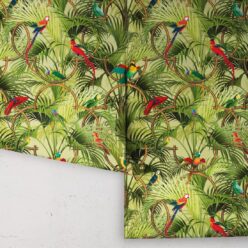 Copacabana Wallpaper • Tropical Bird Wallpaper • Greenery • Roll