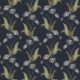 Wild Garlic Wallpaper - Hackney & Co. - Dark Navy - Swatch