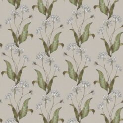 Wild Garlic Wallpaper • Hackney & Co. • French Grey • Swatch