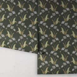 Wild Garlic Wallpaper • Hackney & Co. • Green • Roll