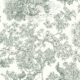 Sinharaja Wallpaper • Vintage Jungle Toile Wallpaper • Juniper • Swatch