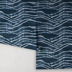 Vista Wallpaper • Shibori • Indigo Reversed • Rolls