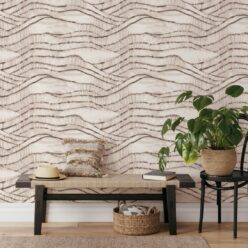 Vista Wallpaper • Shibori • Sand • Insitu