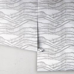 Vista Wallpaper • Shibori • Silver • Rolls