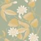 Passiflora Wallpaper - Olive - Échantillon