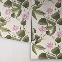 Passiflora Wallpaper • Stone • Rolls