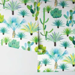 Cacti Wallpaper • Desert Cactus Wallpaper • Jacqueline Colley • Rolls