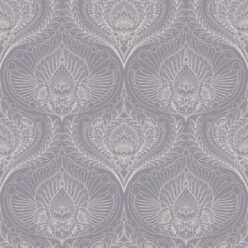 Baroque Fusion Wallpaper • Ornate Luxurious • Grey • Swatch