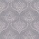 Baroque Fusion Wallpaper - Ornate Luxurious - Gris - Swatch