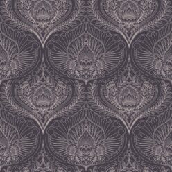 Baroque Fusion Wallpaper • Ornate Luxurious • Slate • Swatch