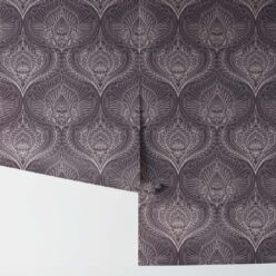 Baroque Fusion Wallpaper • Ornate Luxurious • Slate • Rolls