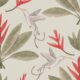 Hummingbirds & Heliconias Wallpaper - Allira Tee - Papier peint oiseau - Beige - Swatch