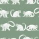 Squirrel Monkeys Wallpaper - Green - Echantillon