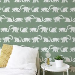 Squirrel Monkeys Wallpaper • Green• Insitu