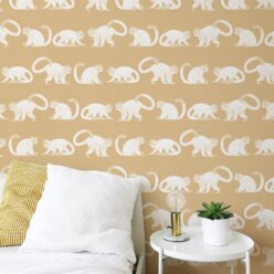 Squirrel Monkeys Wallpaper • Yellow • Insitu