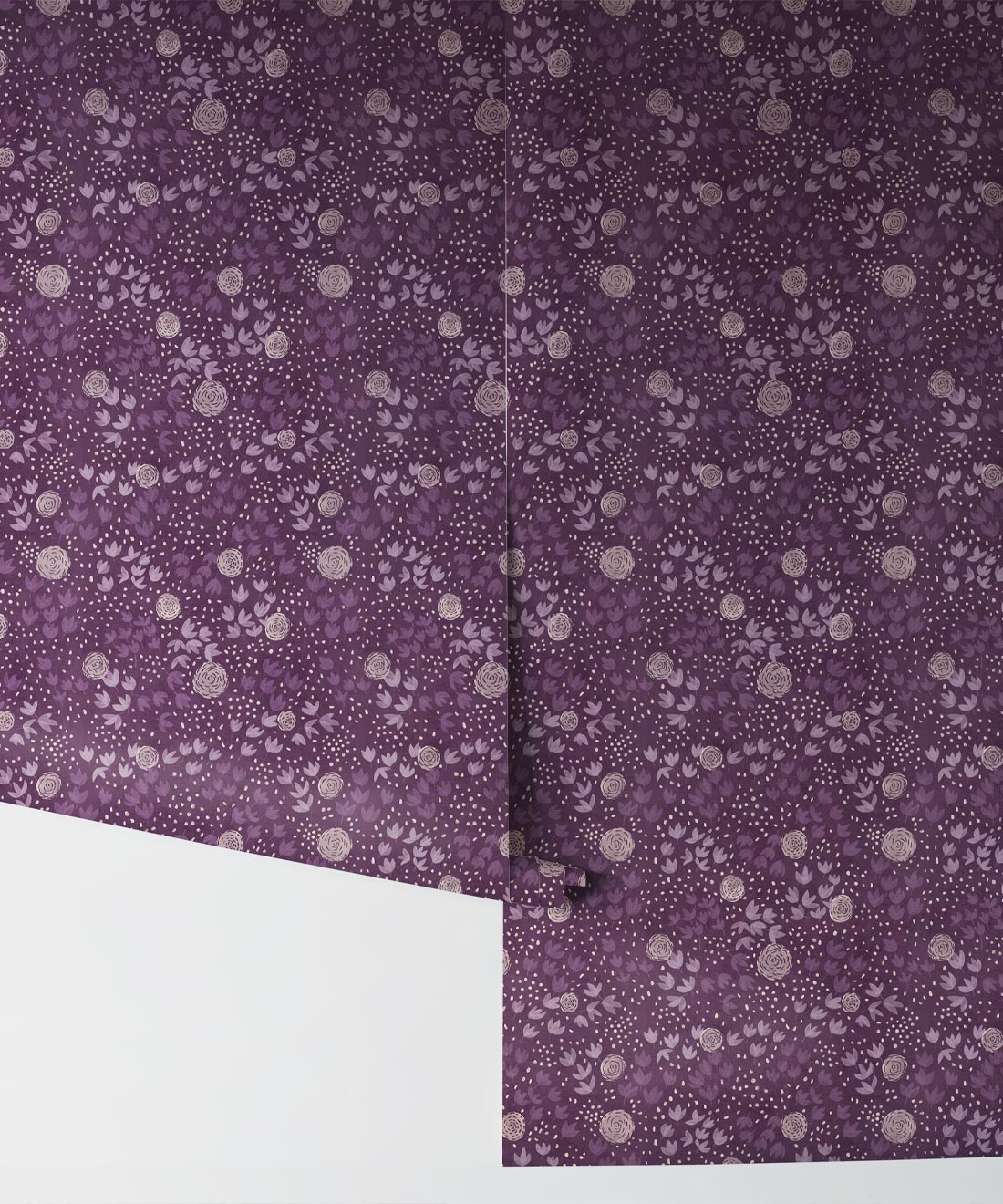Dainty Wallpaper • Floral Wallpaper • Purple • Rolls