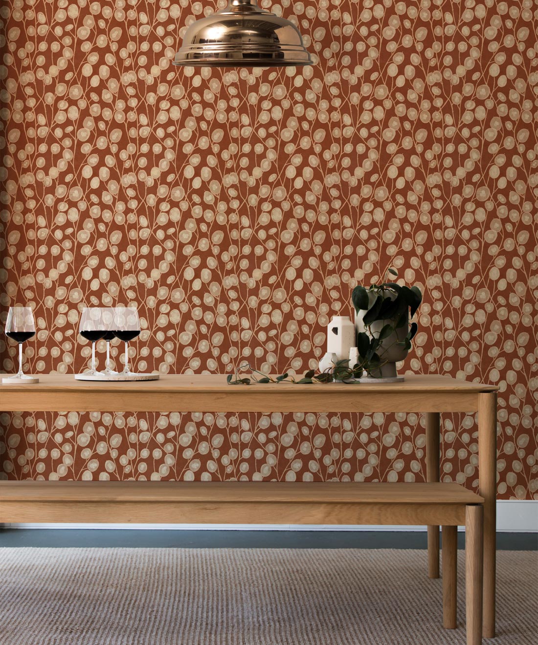 Lunaria Wallpaper • Floral Wallpaper • Adobe • Insitu