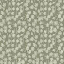 Lunaria Wallpaper • Floral Wallpaper • Green • Swatch