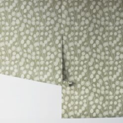 Lunaria Wallpaper • Floral Wallpaper • Green • Rolls