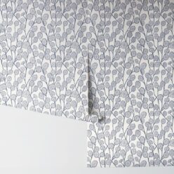 Lunaria Wallpaper • Floral Wallpaper • Linen • Rolls