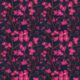 Quince Wallpaper • Floral Wallpaper • Navy • Swatch