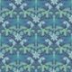 Starseed Wallpaper • Floral Wallpaper • Aqua • Swatch