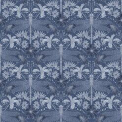 Starseed Wallpaper • Floral Wallpaper • Grey • Swatch