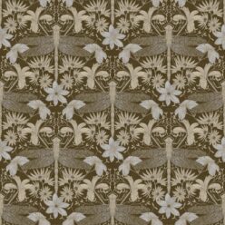 Starseed Wallpaper • Floral Wallpaper • Mocha • Swatch