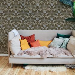 Starseed Wallpaper • Floral Starseed • Mocha • Insitu