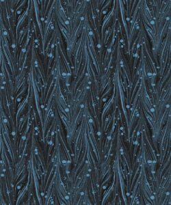 Antique Straight Wallpaper - Papier peint floral - Charcoal - Swatch