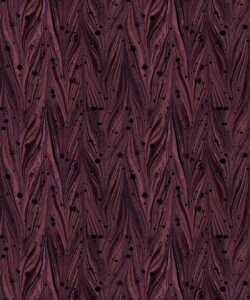 Antique Straight Wallpaper - Papier peint floral - Garnet - Insitu