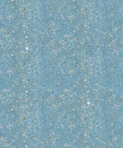 Marbre Confetti Wallpaper - French Blue - Insitu - Swatch