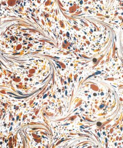 Marble Swirls Wallpaper - Stone - Caramel - Swatch