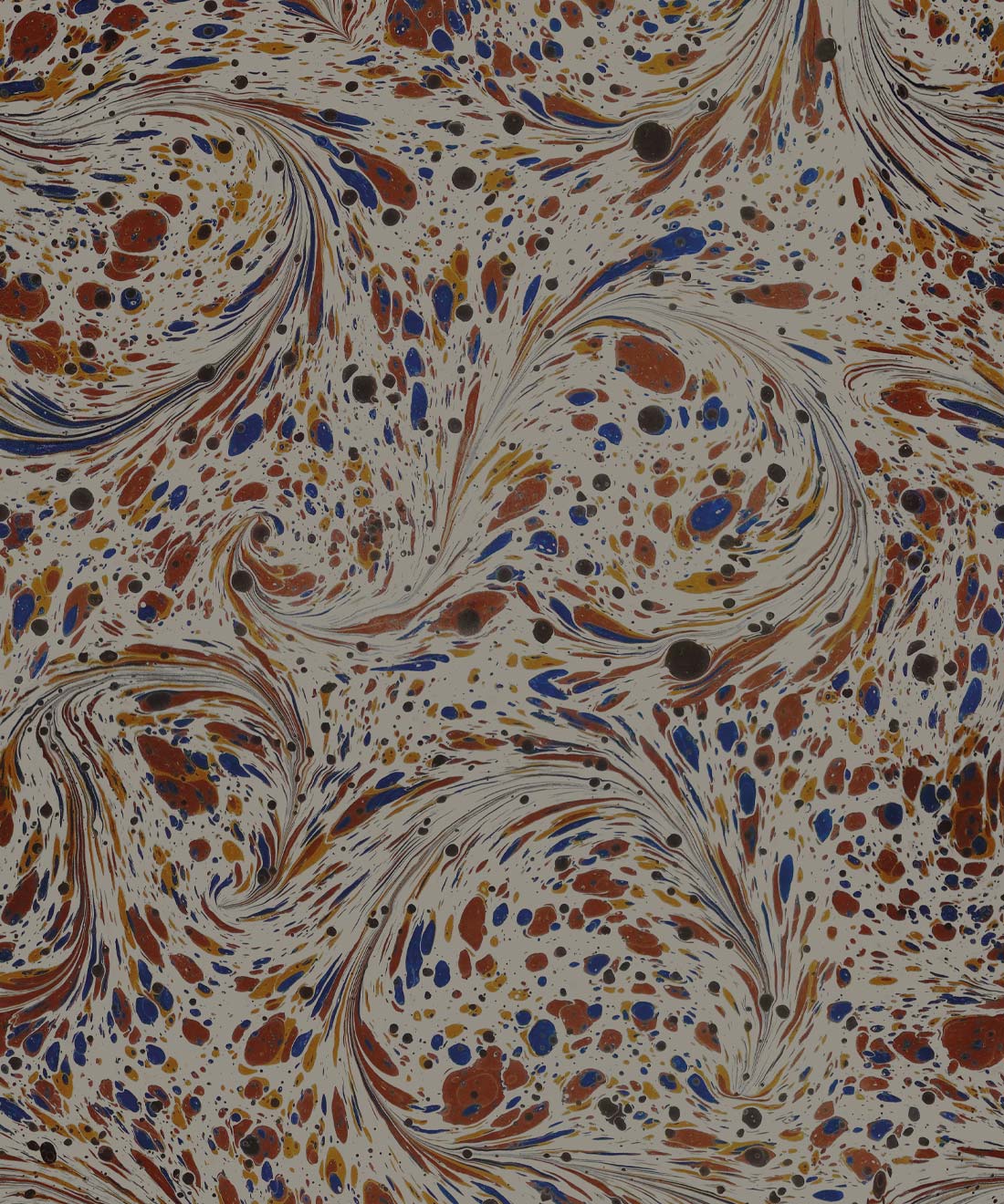 Marble Swirls Wallpaper • Flowing Stone • Chocolate • Swatch