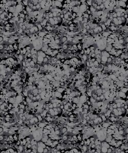 Pebbles Wallpaper - Papier peint floral - Charcoal - Papier peint Insitu - Marble Wallpaper - Charcoal - Swatch