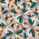 Uncommonly Splendid Wallpaper - Retro Kaleidoscope Wallpaper - Eté - Swatch