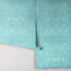 Banksia Bloom Wallpaper • Indigenous Wallpaper • Teal • Swatch