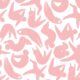 Down Face Dog Wallpaper • Soothing • Blush Pink • Swatch