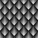 Nocturnal Wallpaper - geometrico - Monochrome Campione inverso