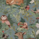 In The Woods Wallpaper - Kindertapete - Chateau - Swatch