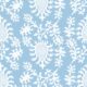 Desert Eve Wallpaper - Papier peint floral - Bell Blue - Swatch