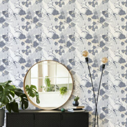 Desert Rose Wallpaper • Floral Wallpaper • Riverbank • Insitu