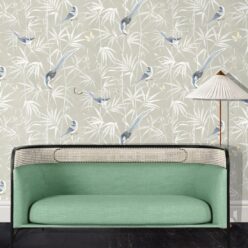 Bamboo Wallpaper • Beige • Insitu