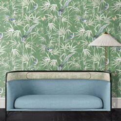 Bamboo Wallpaper • Green• Insitu