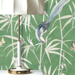 Bamboo Wallpaper • Green • Insitu