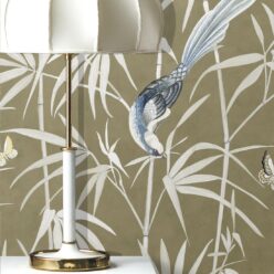 Bamboo Wallpaper • Beige • Swatch