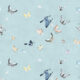 Schmetterlinge Tapete - Französisch Blau - Swatch