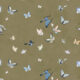 Butterflies Wallpaper • Olive • Swatch