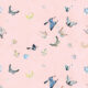 Butterflies Wallpaper • Pink • Swatch